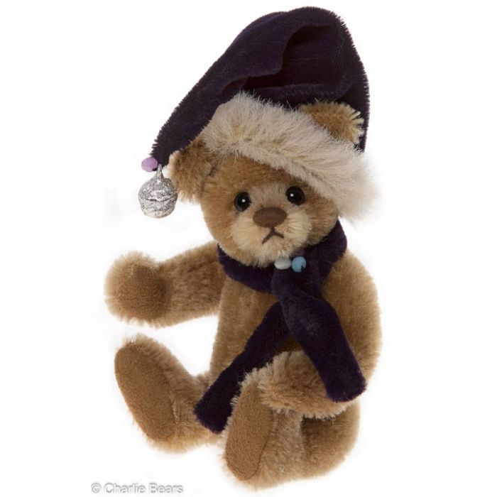 Charlie Bears Merry the Penguin Limited Edition Mohair Key Ring 