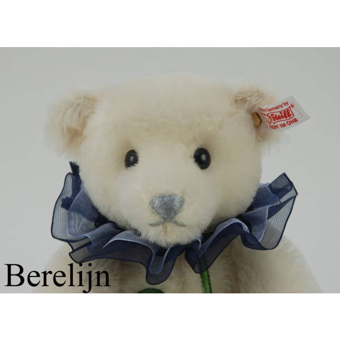 Steiff Japan Blue Rose Teddy Bear EAN 677144