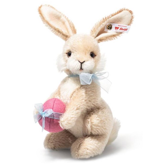 Steiff ウサギ Fritzle the Rabbit オルゴール付首振り Steiff Hoppy Spring Rabbit 19 cm. EAN 005855 at Ebearstore.com