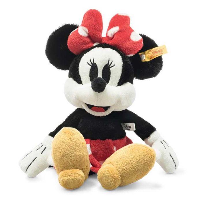 Black and white minnie mouse plush discount