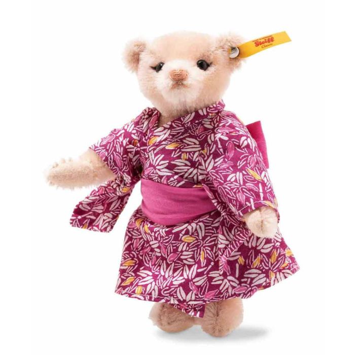 pink steiff teddy bear