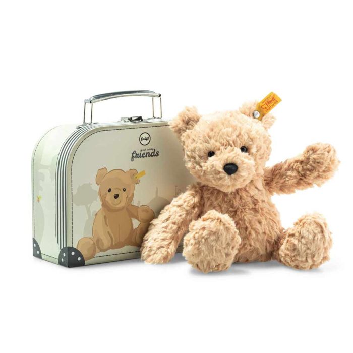 Steiff Jimmy met koffer EAN 113918 | 25 cm. | Ebearstore.com