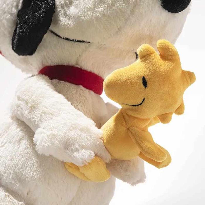 Steiff Snoopy and Woodstock with Christmas hat EAN 684340