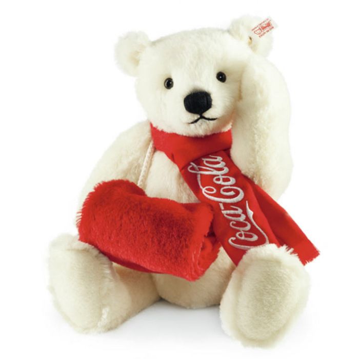 Steiff Coca Cola Polar Bear With Scarf Limited Edition EAN 355301 for sale online