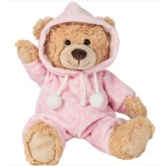 Hermann Teddy 913863 Teddybeer in roze pyjama