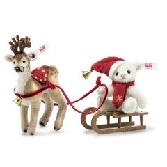 Steiff EAN 006067 Christmas Sleigh Set