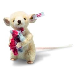 EAN 007385 Steiff Lina Muis met harlekijn teddybeer