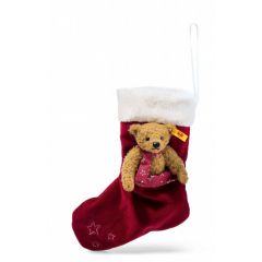 Steiff EAN 026751 Teddy Bear with Christmas Stocking