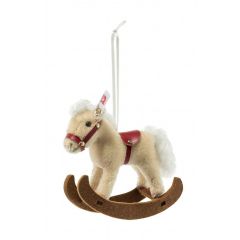 Steiff Rocking Horse Ornament 15 cm. EAN 683398